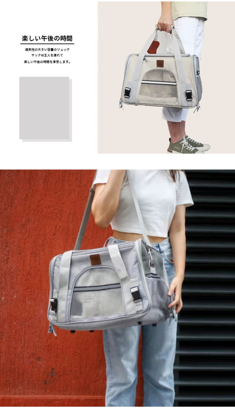 Large Capacity Sterilization Portable Canvas Cat Bag