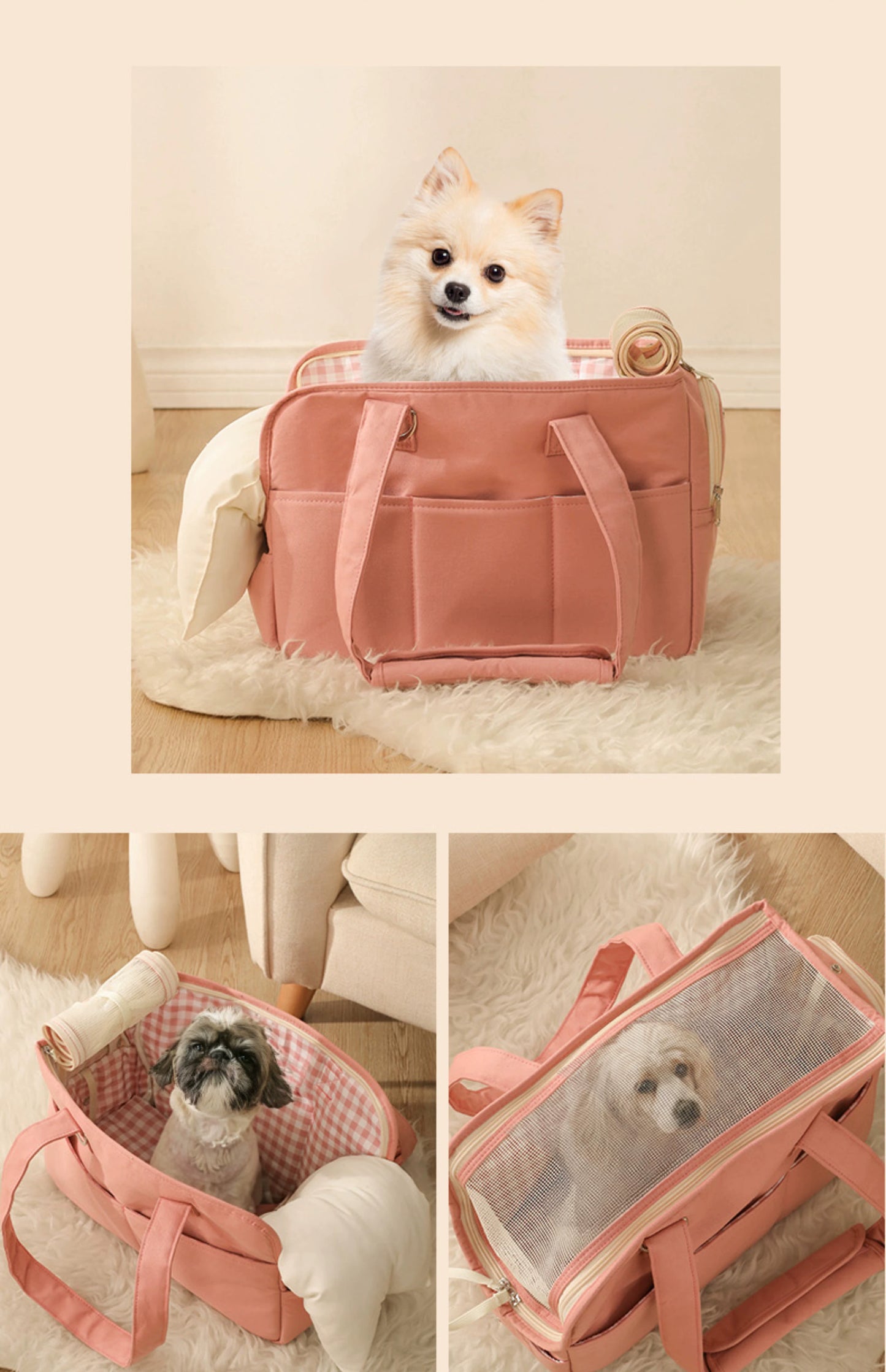 Fluffybaby Maltese Travel Dog Bag