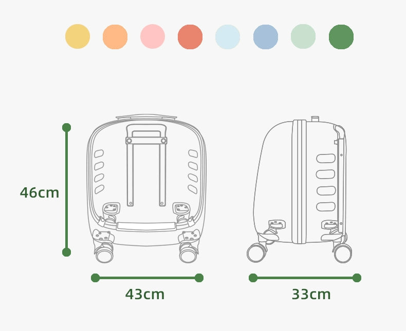 Space Capsule Trolley Large Cat Backpack Trolley Case