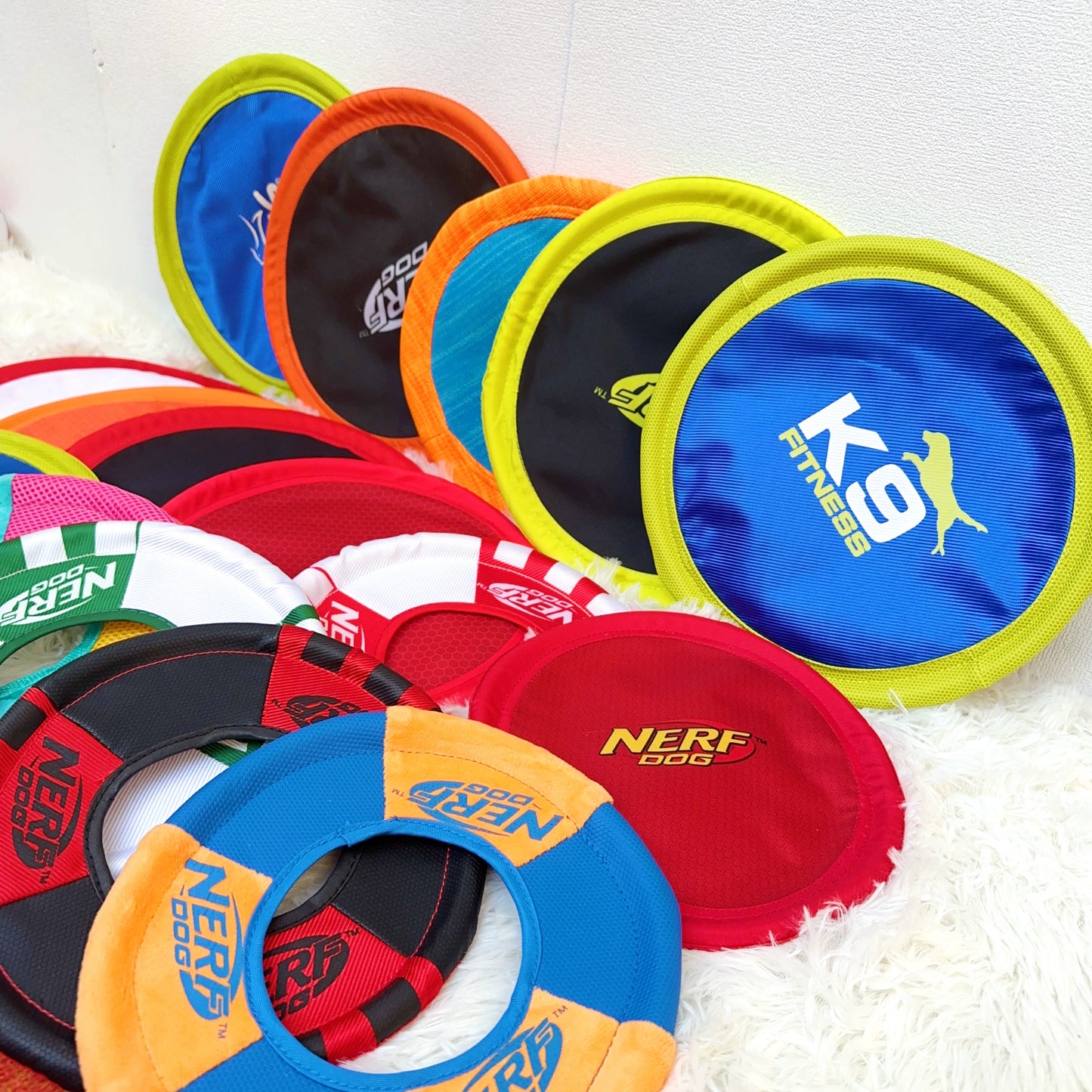 Oxford Fabric Interactive Tail Sheet Large Dog Soft Frisbee