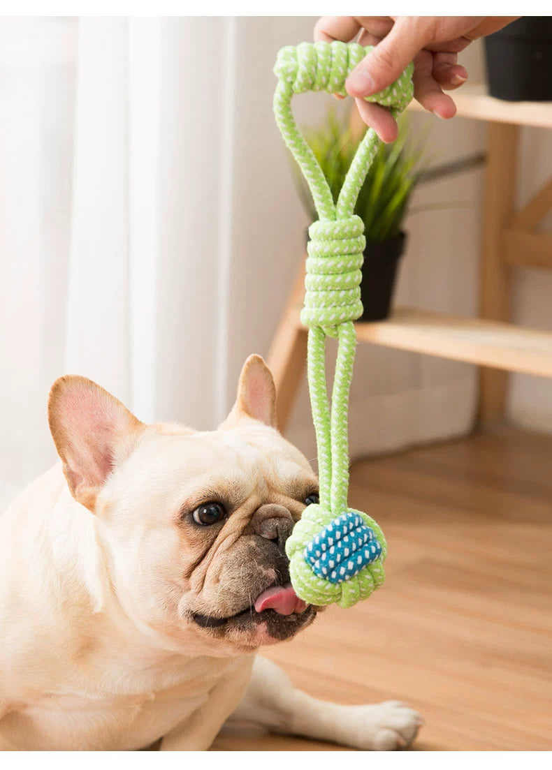 Dog Molar Relieving Stuffy Knot Toy Dog Chewing Puppy Big and Small Dogs Pet Ball