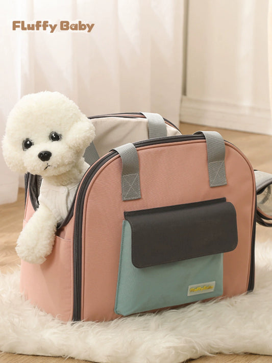 One-Shoulder Multifunctional Teddy Cat Cage Extendable Diaper Bag