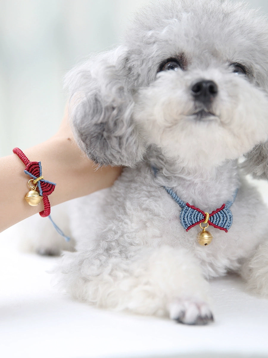 Woven Princess Small Dog Cat Bracelet Pet