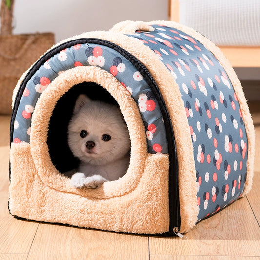 Cat Nest All Year Round Neutral Cat Supplies Semi-Enclosed Cat House Winter Heattech Kittens Teddy Pet Kennel Autumn