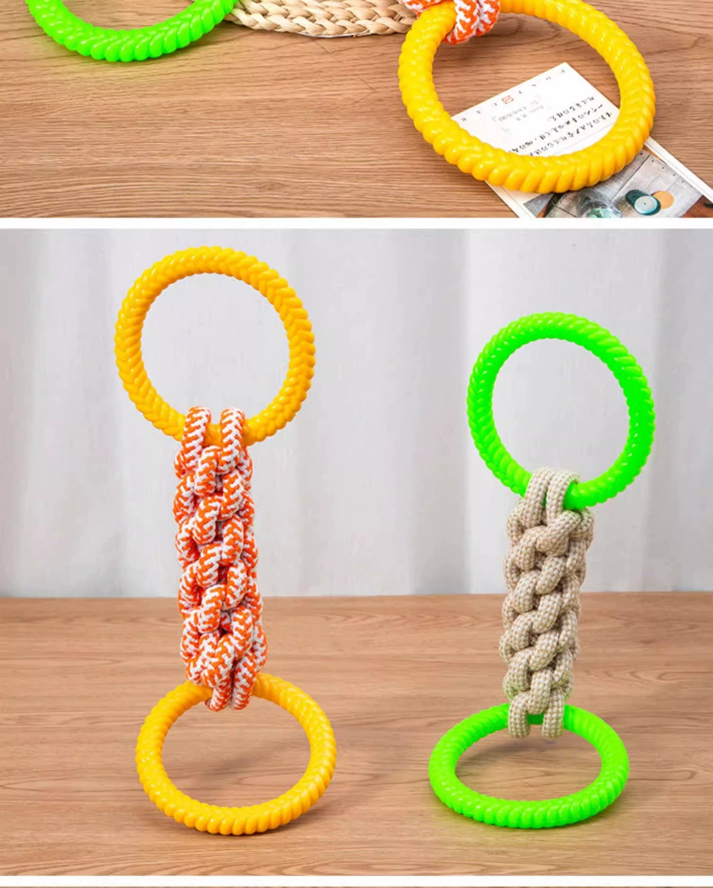 Rubber Ring Interactive Dog Toy