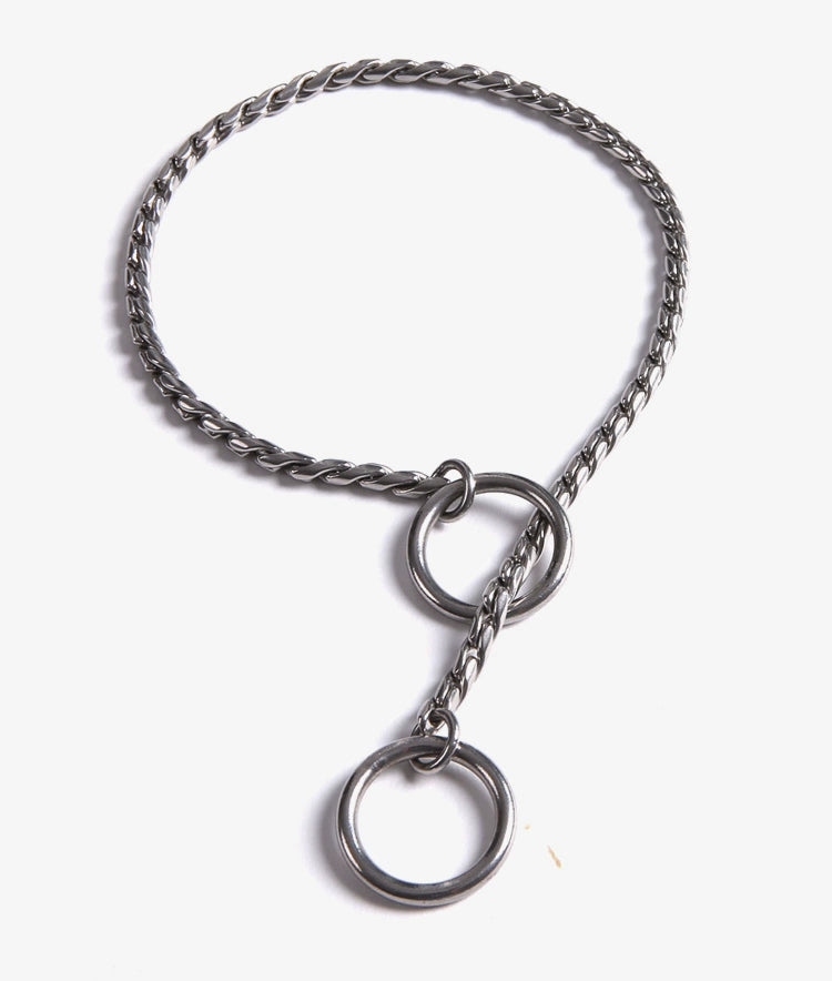 Dilang Stainless Steel Medium Large Dog Explosion-Proof P Chain