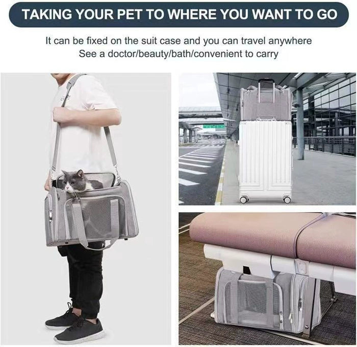 Export Export Pet Bag out Portable Shoulder Bag Handbag Foldable Cat Bag Dog Bag Astronaut Bag Flight Case