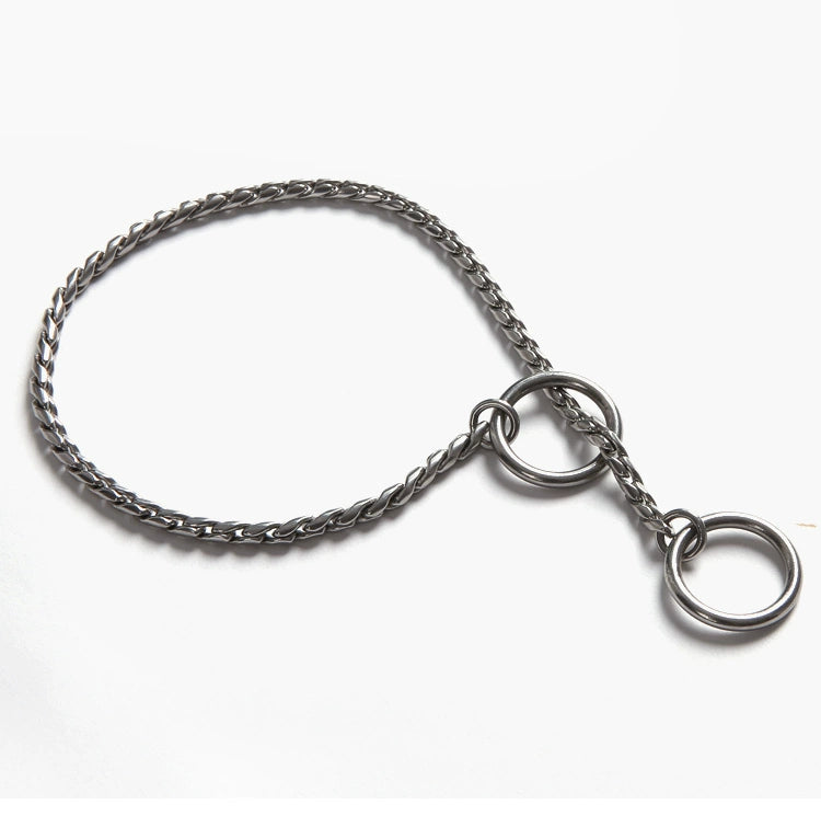 Dilang Stainless Steel Medium Large Dog Explosion-Proof P Chain