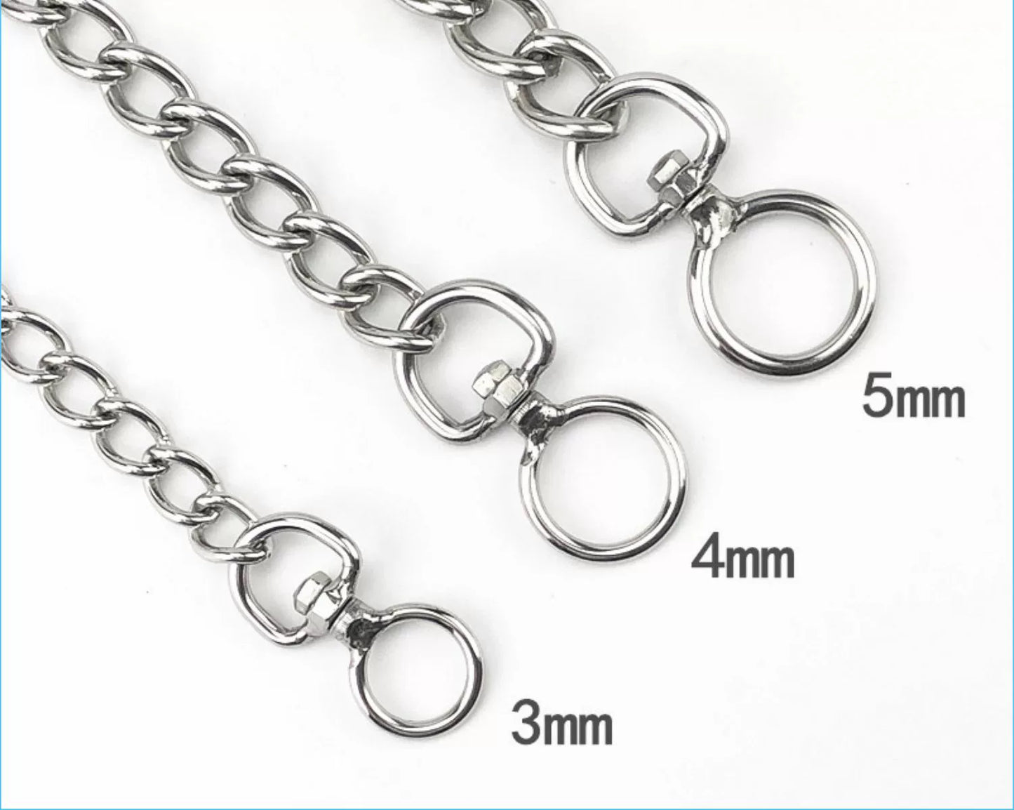 Stainless Steel Collar Malinois Rowena Medium P Chain