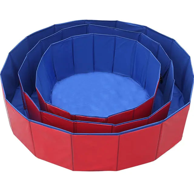 Piscine pliable en PVC pour chien, baignoire pour animaux de compagnie, piscine de lavage, baignoire intérieure et extérieure, piscine de refroidissement d'été, fournitures pour chiens et animaux de compagnie