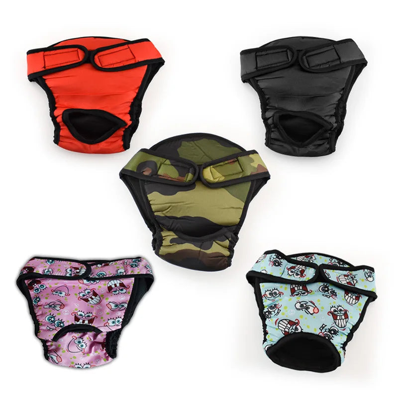 Large Dog Diaper Sanitary Physiological Pants Washable Female Dog Underwear Pets Dogs Supplies forudesigns dog underwear