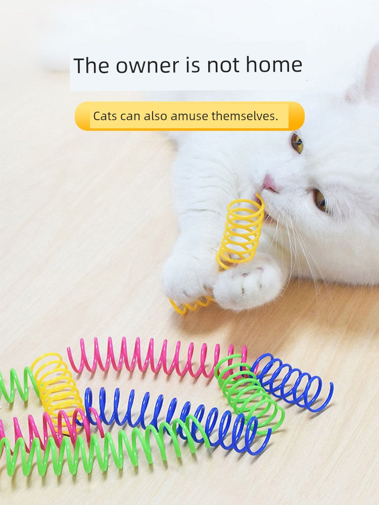 Spring Relieving Stuffy Handy Gadget Consumption Bite-Resistant Interactive Cat