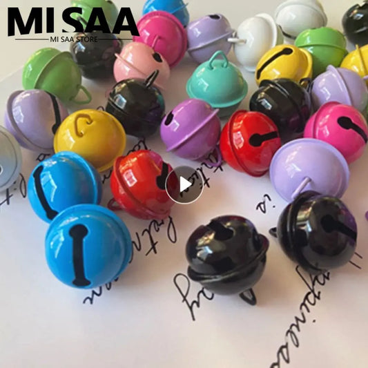 Campana para mascotas de 22 mm de colores bonitos, llavero con adornos navideños, llavero encantador, accesorios, campanas de colores dulces