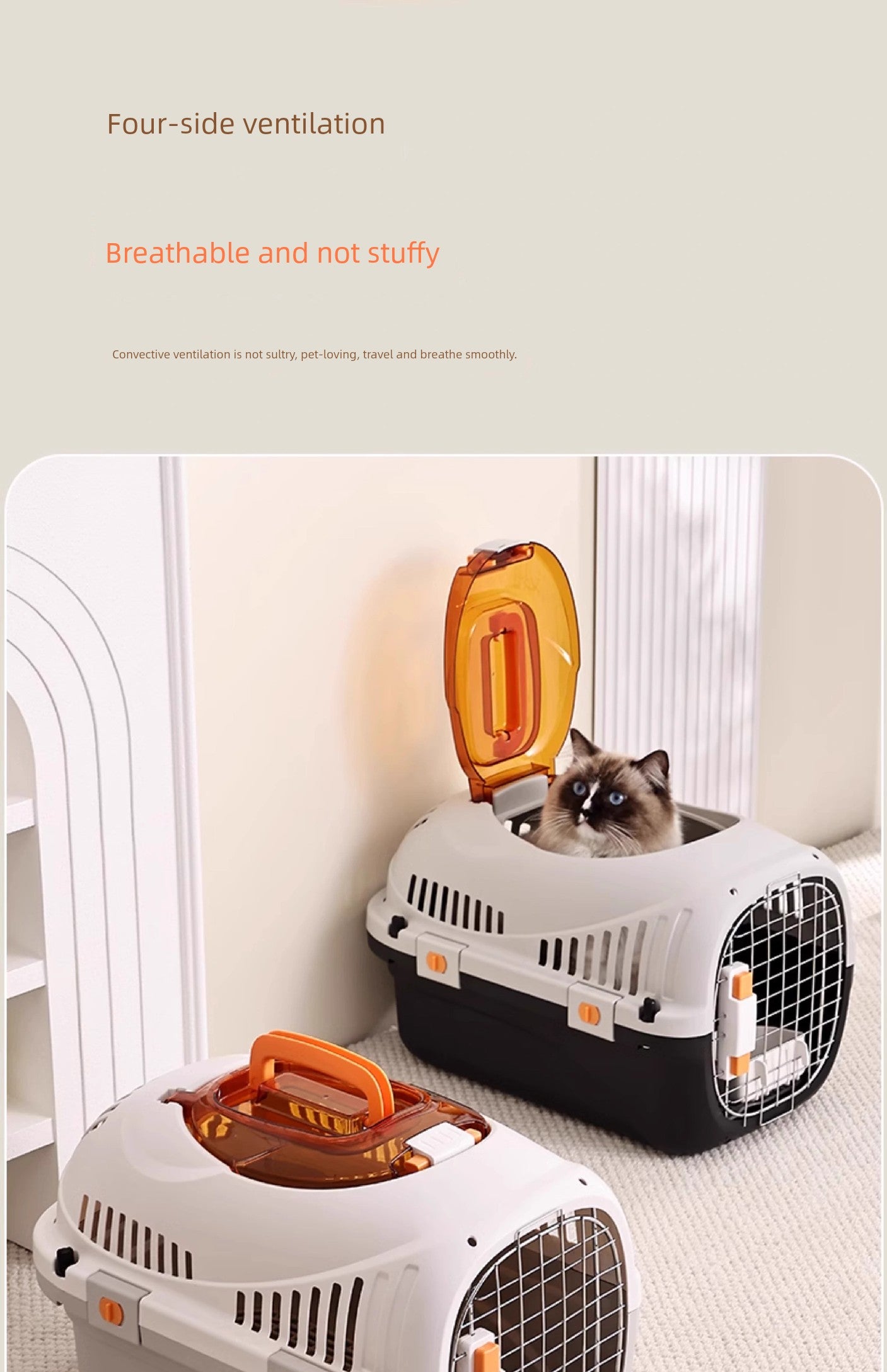 Portable Outing Dog Car Medium-Sized Dog Cat