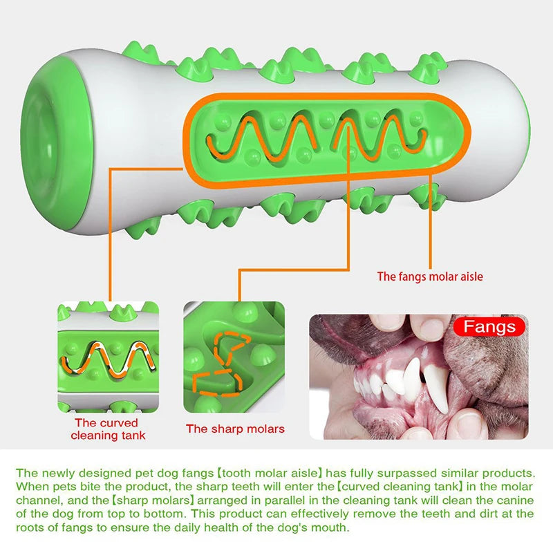 Rubber Dog Molar Toothbrush Toys Chew Cleaning Teeth Safe Puppy Dental Care Soft Pet Cleaning Toy Supplies Pet accessories