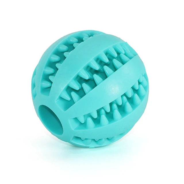 Silicone Pet Dog Toy Ball Interactive Bite-resistant Chew Toy for Small Dogs Tooth Cleaning Elasticity Ball Pet Products 5/6/7cm