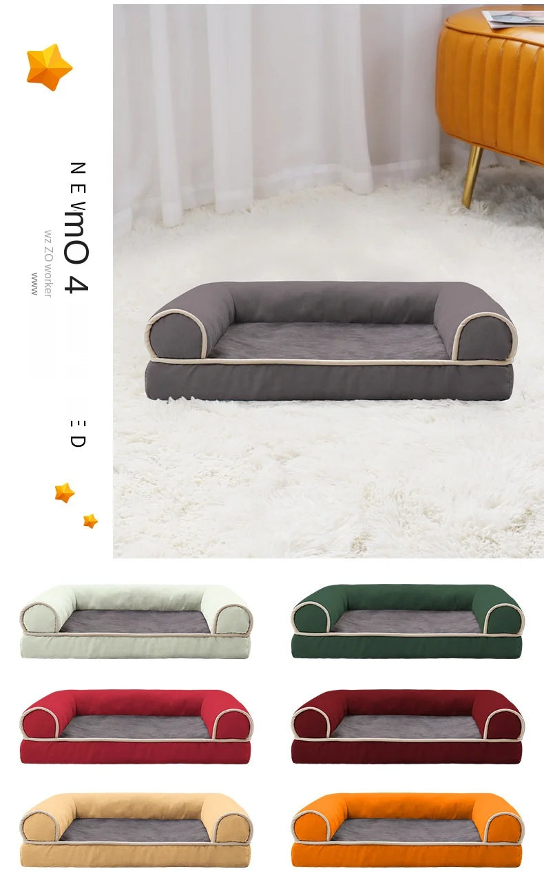 Sponge can be used in four seasons. Square pet cat kennel. My dog kennel pet kennel. Winter warmth. Sofa pet sofa kennel