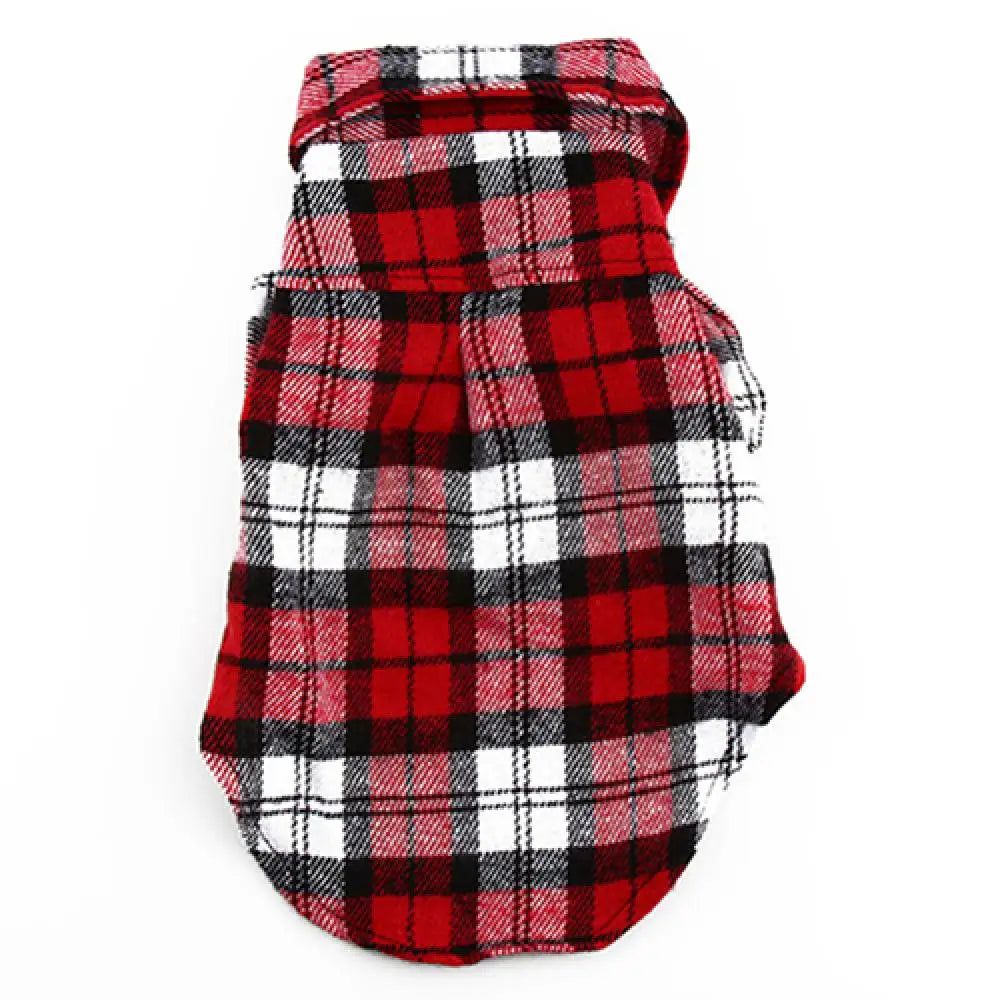 Small Dog Jacket dog clothes Pet Plaid Shirt Lapel Coat Cat Jacket Clothes Costume Tops dog accessories одежда для собак 2021