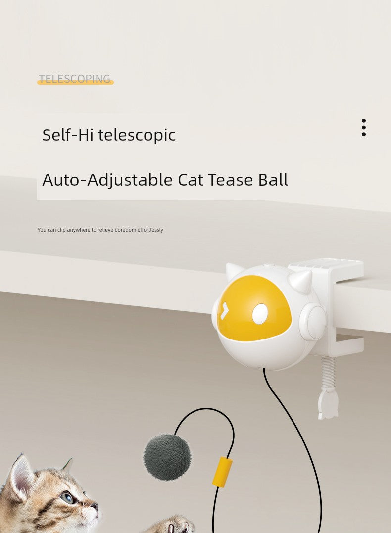 Self-Hi Relieving Stuffy Cat Teasing Ball Electric Toy