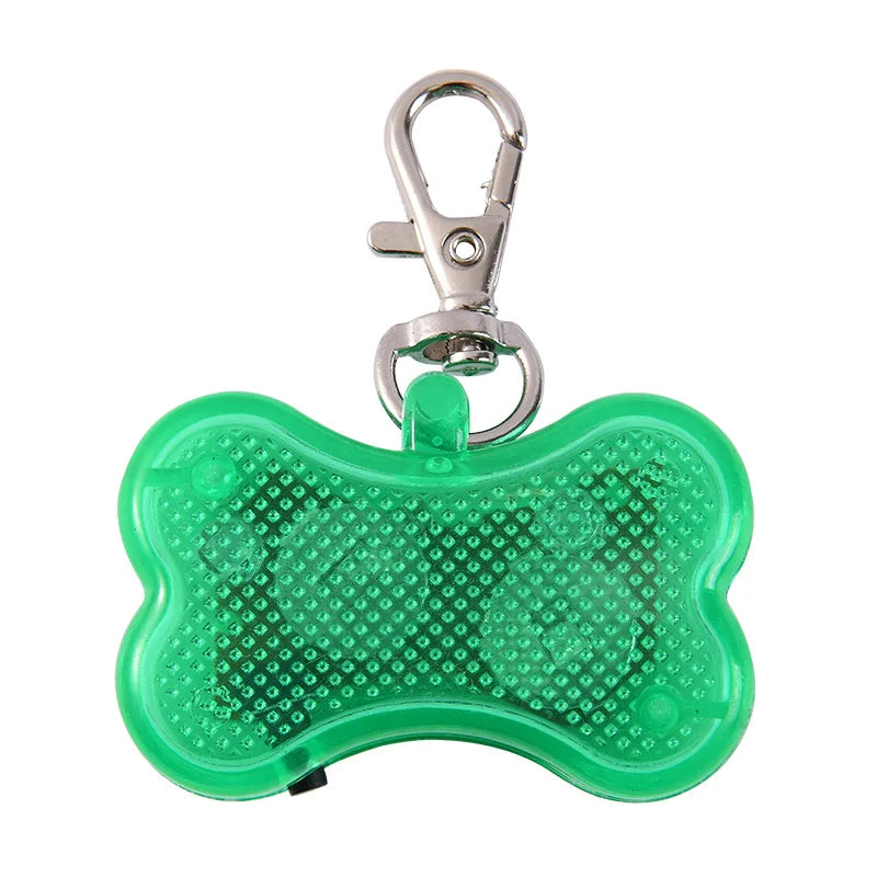 LED Lights Night Safety Dog Collar Glowing Pendant Pet Accessories Glow In The Dark Bright Necklace Flashing Light Pendant