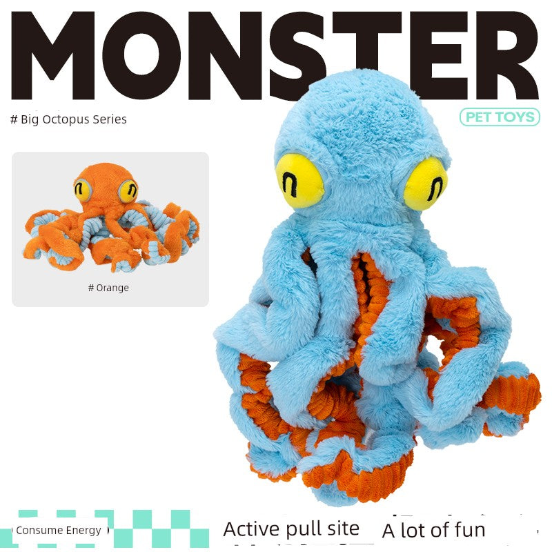 Qzee Octopus Kids Tug of War Relieving Stuffy Pet Toy