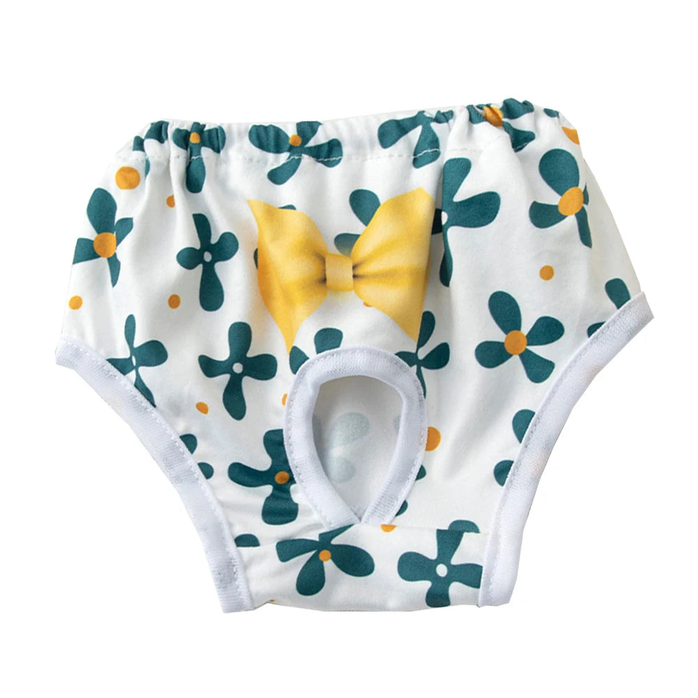 Princess Pet Panties Dog Clothes Menstrual Pants Flower Dog Diaper Female Puppy Physiological Pants Pet Physiological Pants