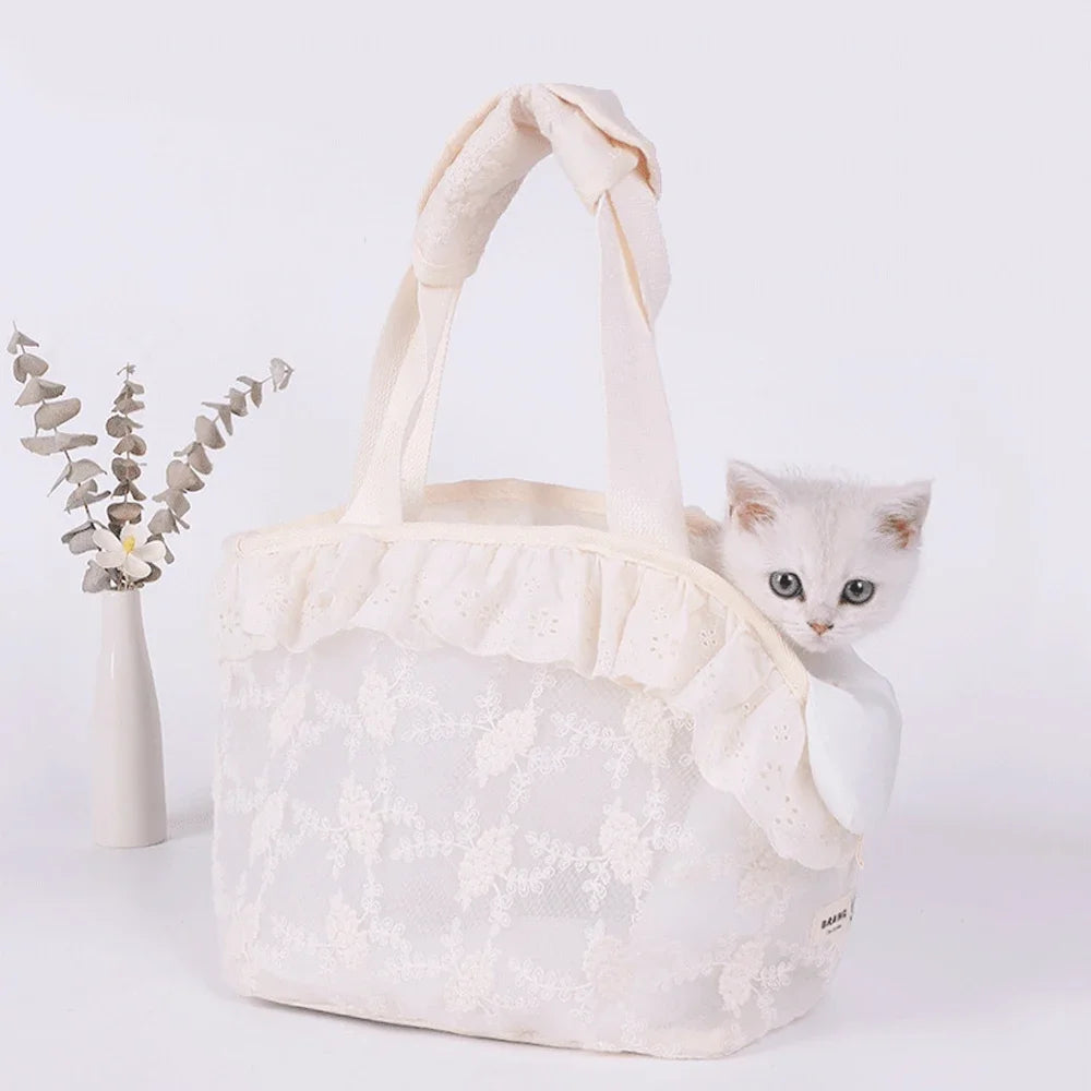 Puppy Carrier Dog Walking Pets Accessories Bags Cat Handbag Handheld Car Seat Pet Carrying Shoulder Bags for Cute Small Dog