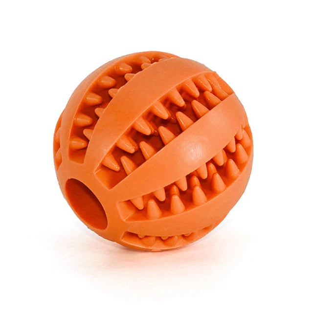 Silicone Pet Dog Toy Ball Interactive Bite-resistant Chew Toy for Small Dogs Tooth Cleaning Elasticity Ball Pet Products 5/6/7cm