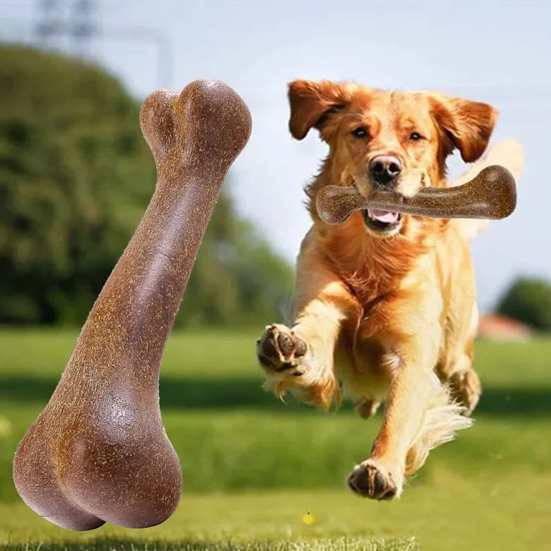 Natural Dog Chew Toy Bone Molar Stick Bite Resistant Puppy Teething Toys Indestructible Small Medium Large Snack Food Pet Toy