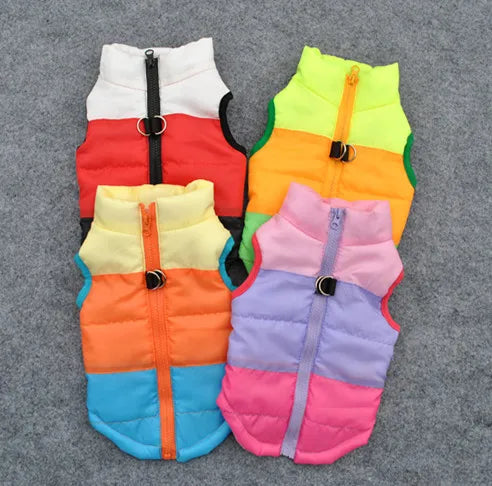 Warm Dog Coat Jacket Winter Coat Style Clothes Pet Cold Weather Cozy Snow Jacket Vest for Small Medium Large Dogs