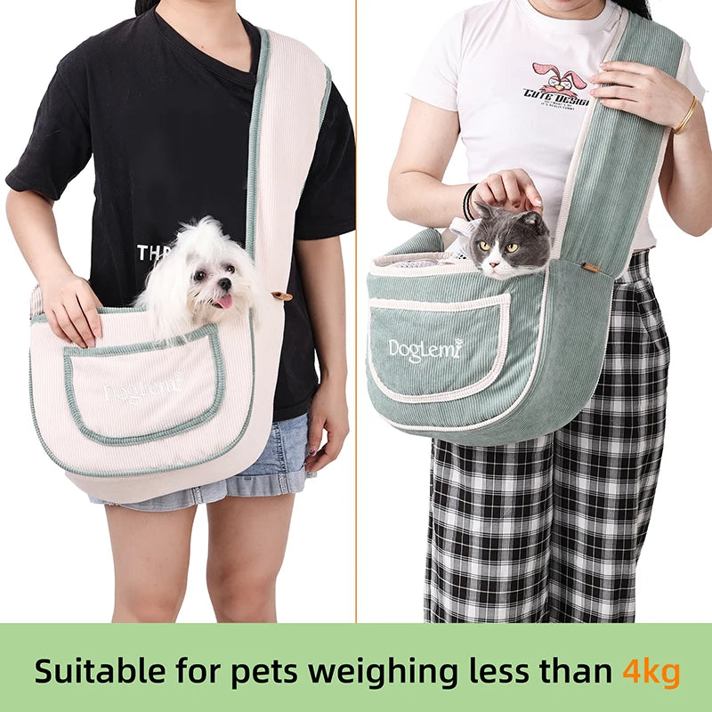 Canvas Puppy Cat Dog Single Shoulder Bag Outdoor Travel Pet Carrier for Small Dogs Chihuahua Carrying Bags mascotas Accessories