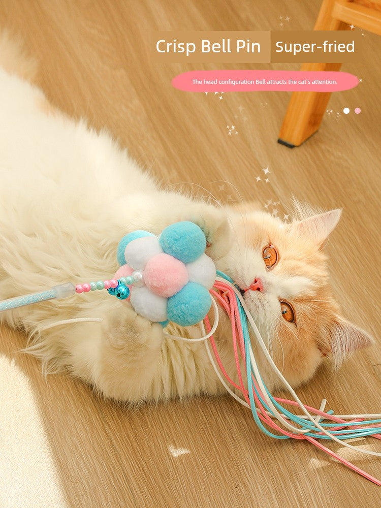 Relieving Stuffy Handy Gadget Retractable Replacement Head Cat with Bell