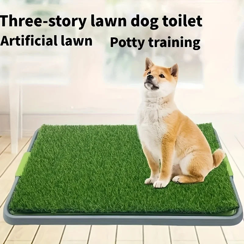 Artificial Grass Pee Pad Dog Grass Large Patch Potty That Can Be Washed Reusable Training Potty Pad Indoor Puppy Pee Potty Tray