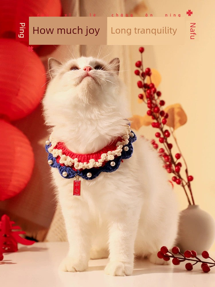 Neck Accessories Cute Bow Tie Bell Necklace Cat