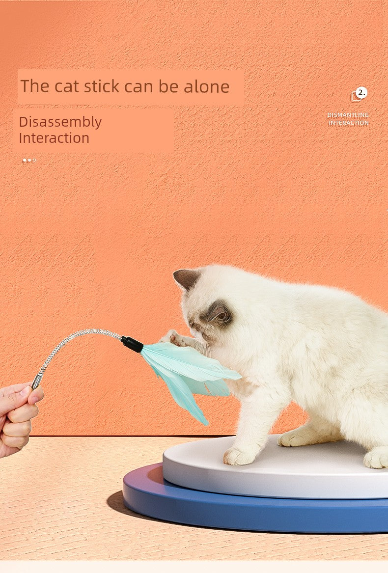 Cat Toy Self-Hi Relieving Stuffy Handy Gadget Cat Teaser Cat Turntable Ball Pet Cat Cat Cat Kittens Kitten All Products