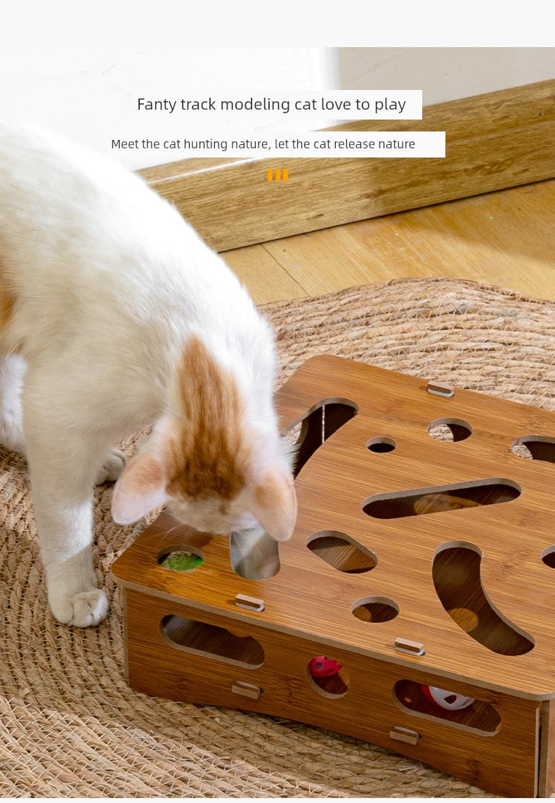 Relieving Stuffy Handy Gadget Consumption Puzzle Maze Box Cat