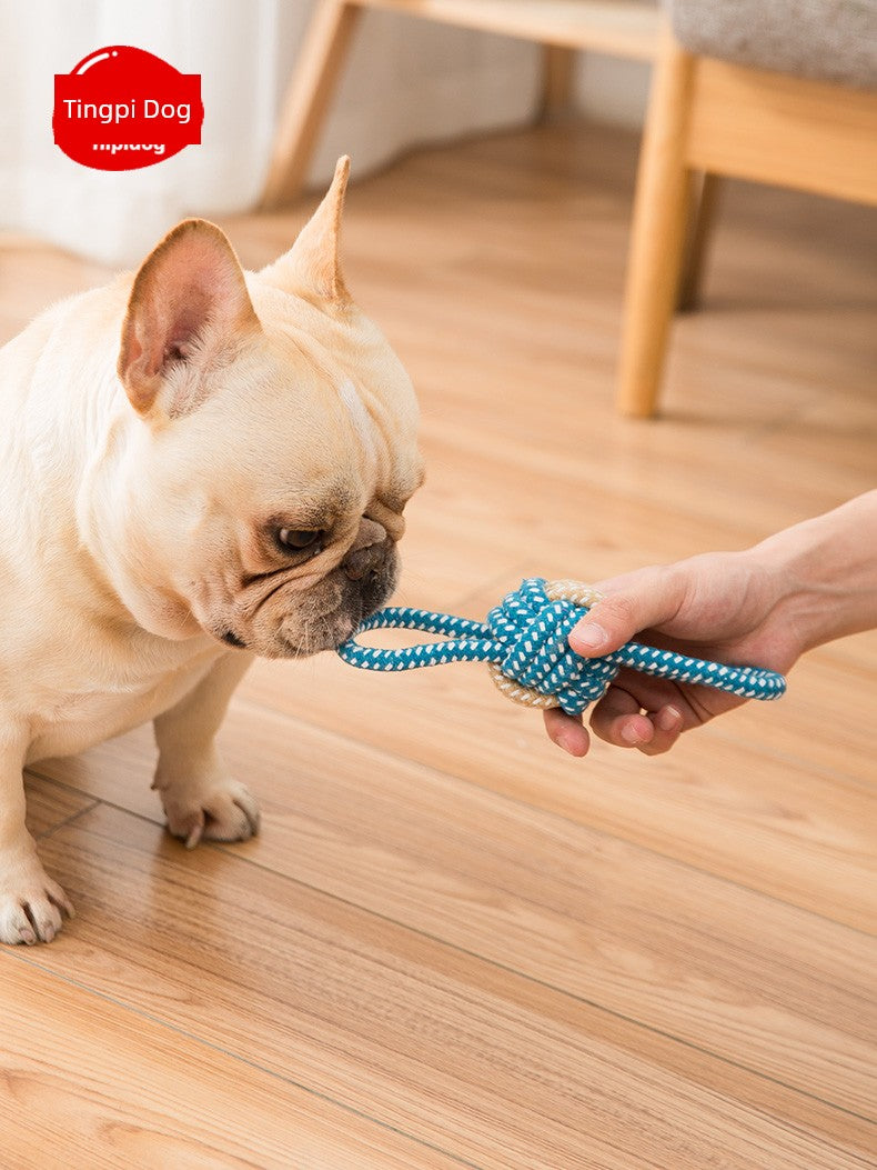 Dog Molar Relieving Stuffy Knot Toy Dog Chewing Puppy Big and Small Dogs Pet Ball