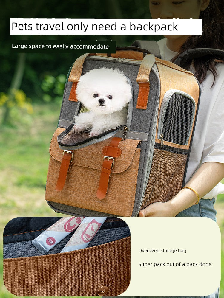 Portable Large Capacity Small Size Dogs Anti-Stress Breathable Dog Bag