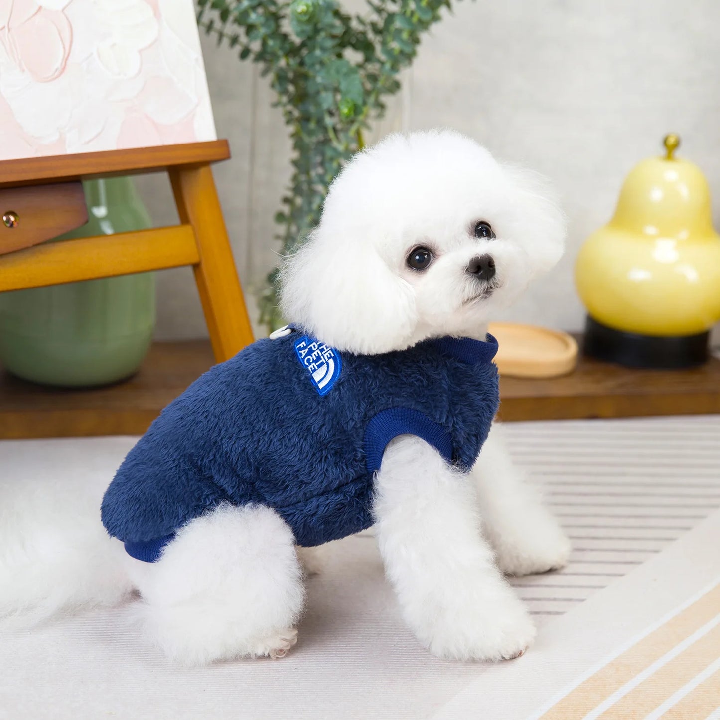 2024 New Dog Clothes Winter Dog Sweater for Small Dogs Warm Thermal Fleece Puppy Pullover Yorkie Chihuahua Pet Apparel