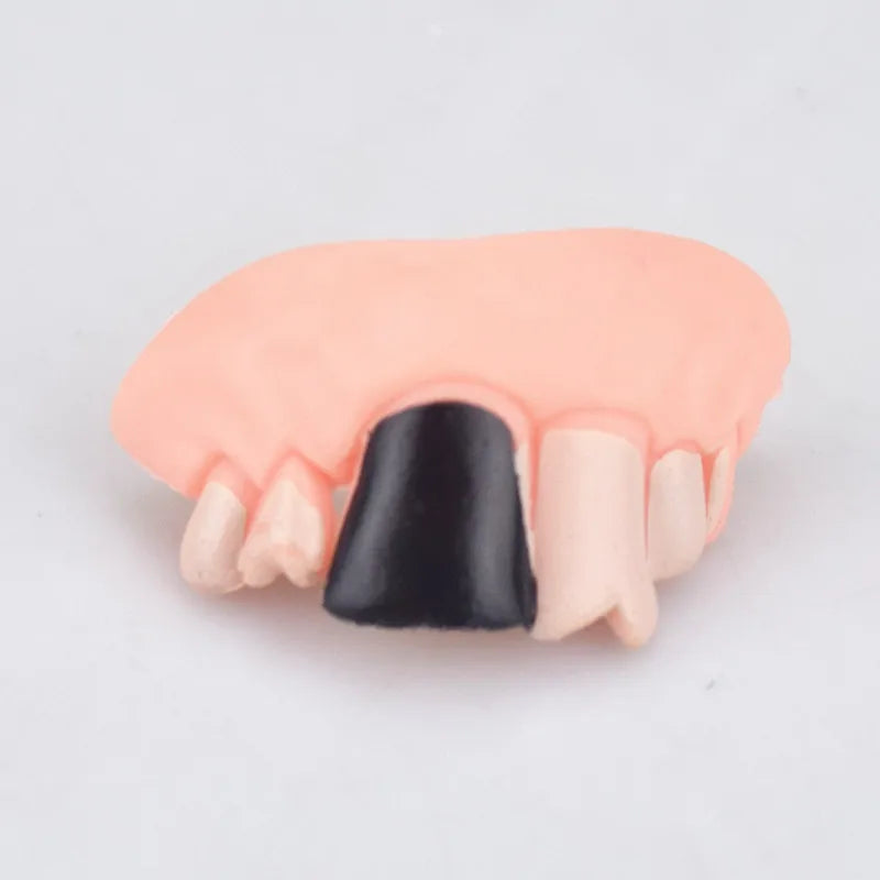 False Teeth For Dog Funny Dentures Pet Decorating Supplies Halloween Cosplay Humans And Vampires Toys Tricky Funny Dentures