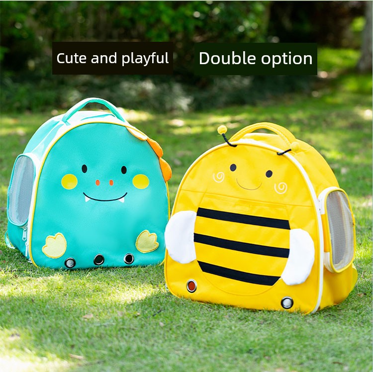 Portable Large Capacity Double-Shoulder Cute Anti-Stress Cat Bag