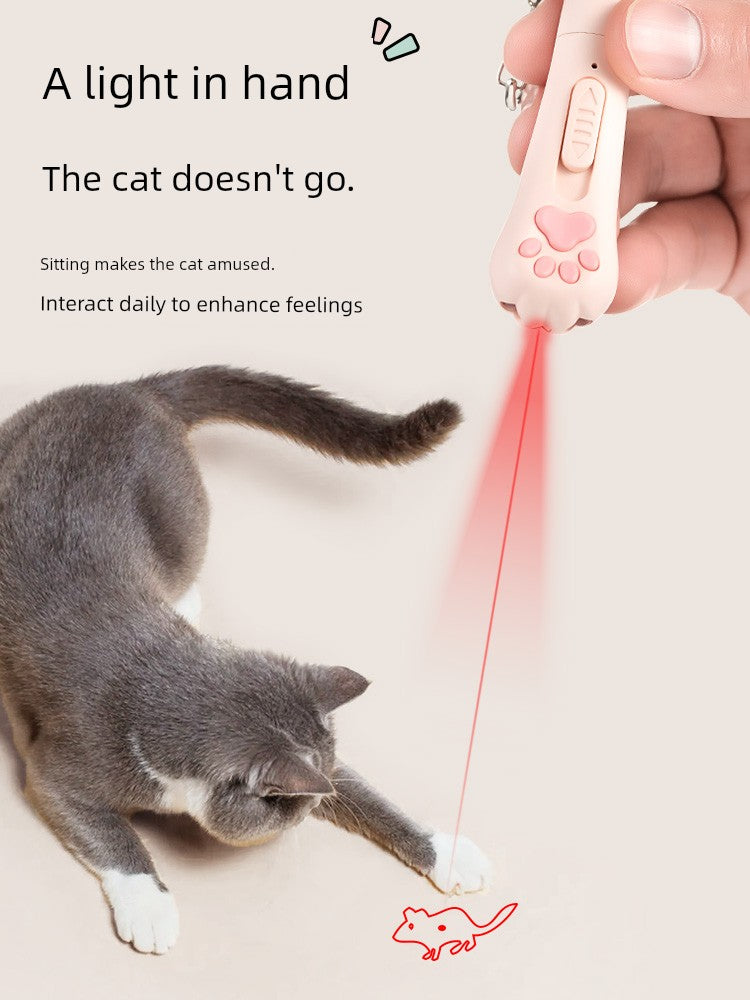 Funny Cat Self-Hi Relieving Stuffy Infrared Laser Light