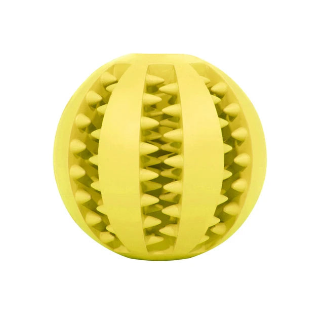 Silicone Pet Dog Toy Ball Interactive Bite-resistant Chew Toy for Small Dogs Tooth Cleaning Elasticity Ball Pet Products 5/6/7cm