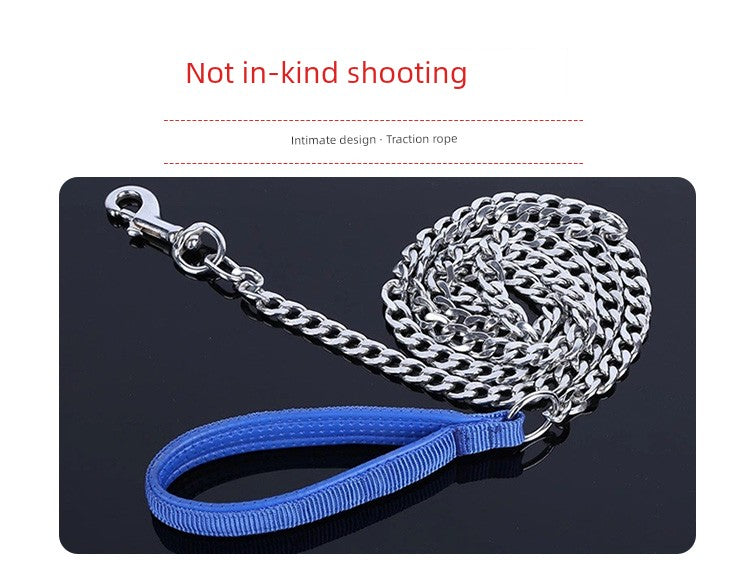 Iron Chain Anti-Bite Medium Large Dog Dog Hand Holding Rope