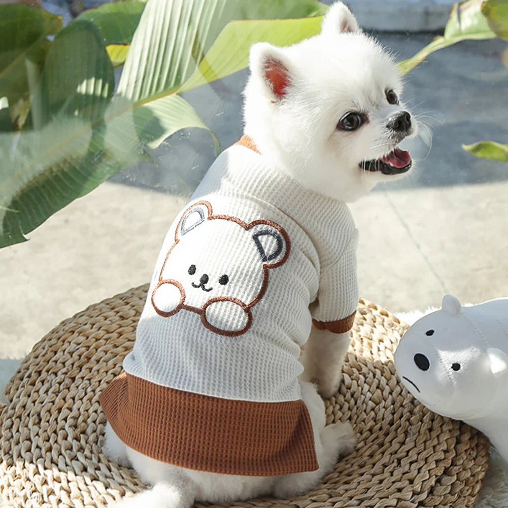 Spring Summer Dog Dress Pet Skirts Pet Lovers' Clothes Comfortable Soft Puppuy Dogs Cats Vest Dress Pet Clothes Dog Clothes