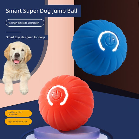 Jumping Ball Bite-Resistant Self-Hi Relieving Stuffy Pet Electric Dog