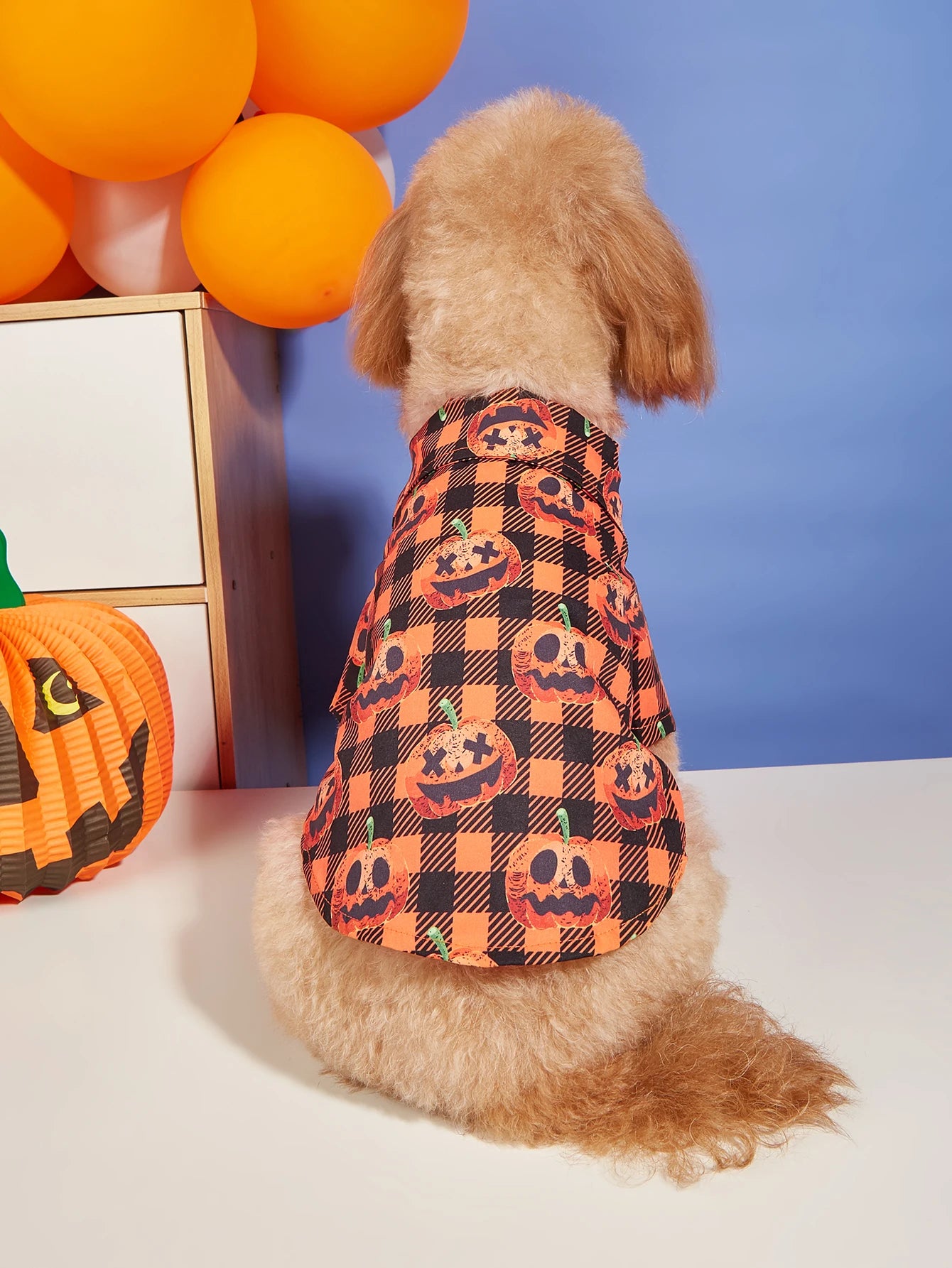 Dog Pajamas Halloween for Small Dogs Pumpkin Dog Pjs Onesie Stretchable Soft Material Pet Shirt Cat Shirt