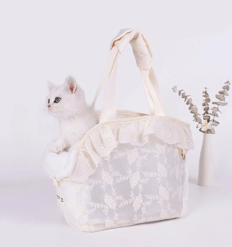 Puppy Carrier Dog Walking Pets Accessories Bags Cat Handbag Handheld Car Seat Pet Carrying Shoulder Bags for Cute Small Dog