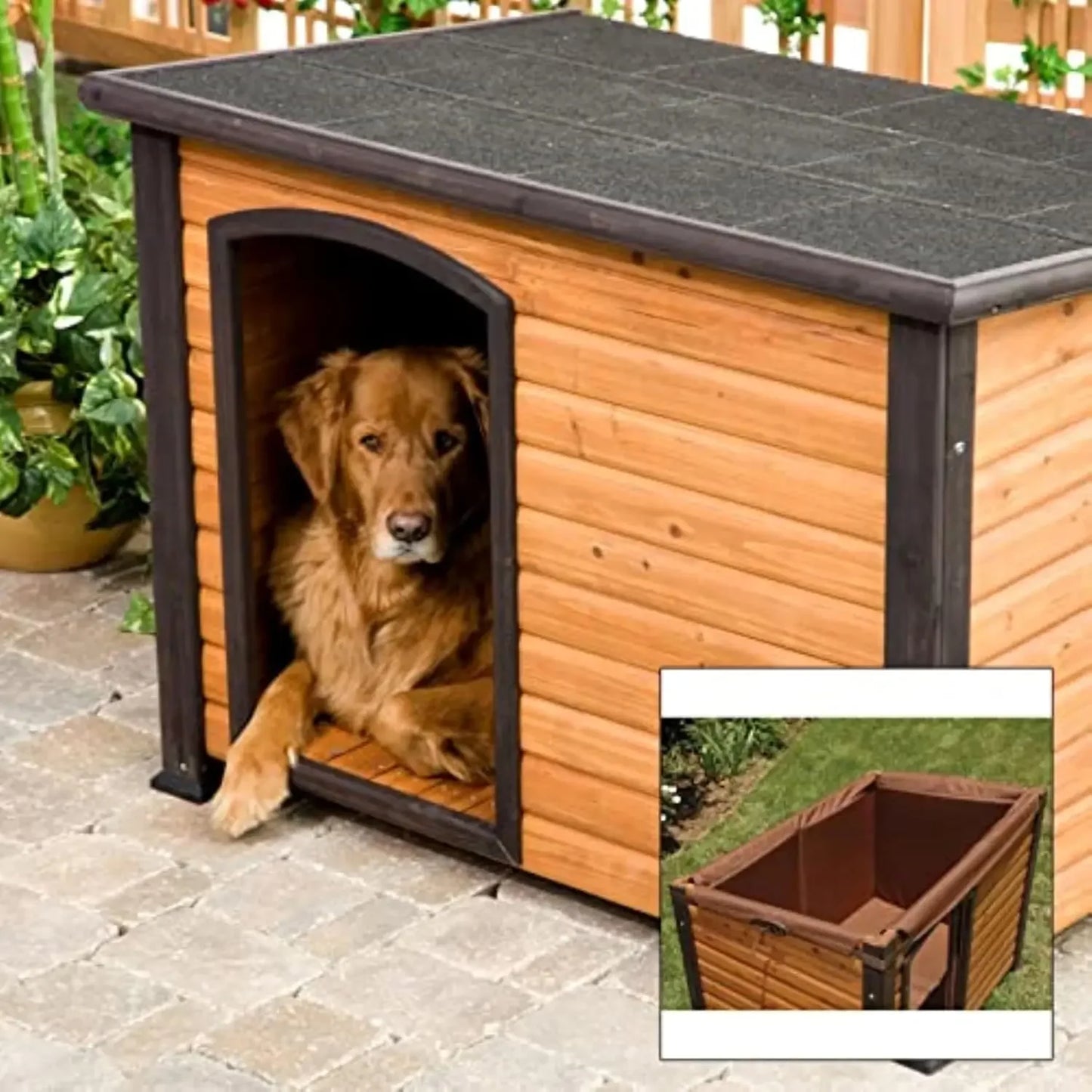 Dog House Kennel for Indoor Dogs Pet Supplies Puppy Products Home Garden Solid Wood and Stainless-steel Hardware Free Delivery