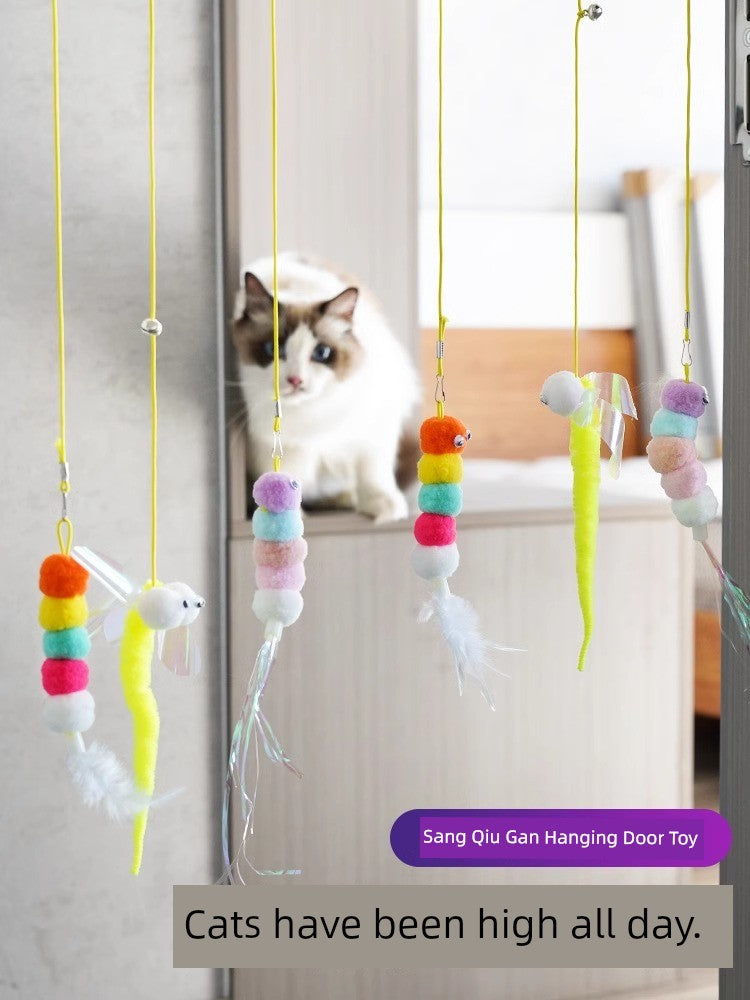 Self-Hi Relief Elastic Bell Little Mouse Cat Toy